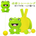 卓球トレーニング セット 卓球トレーナー カエル 吊り下げ式 調節可能 練習 用 グッズ 視覚運動 子供用 おもちゃ 卓球練習機 室内 卓球 部屋 家族 親子 ...