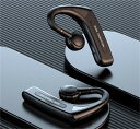 「最新版 Bluetooth」骨伝導 イヤホン Bluetooth 片耳掛け ワイヤレス マイク付き ヘッドホン 耳掛け ブルートゥース イヤホン IPX6防水 iPhone/Android適用 スポーツ おすすめ