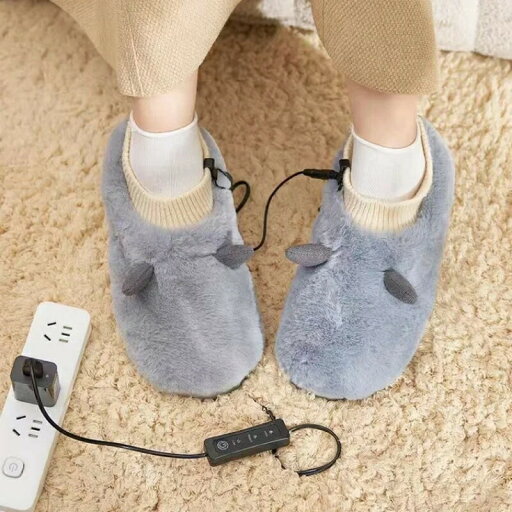 USB電気ぬいぐるみ加熱スリッパ、フットウォーマー、洗えるヒーター、取り外し可能、温度調整、ぬいぐるみ靴 USB電気ぬいぐるみ加熱スリッパ、フットウォーマー、洗えるヒーター、取り外し可能、温度調整、ぬいぐるみ靴