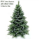 人工PVCクリスマスツリー,暗号化された葉,クリスマスデコレーション,屋内と屋外の雰囲気,120cm-300cm