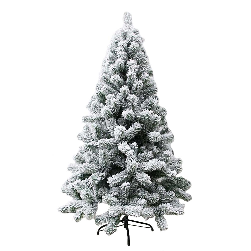 雪が群がったクリスマスツリー、雪の枝のあるクリスマス、人工、絶妙な白い装飾品
