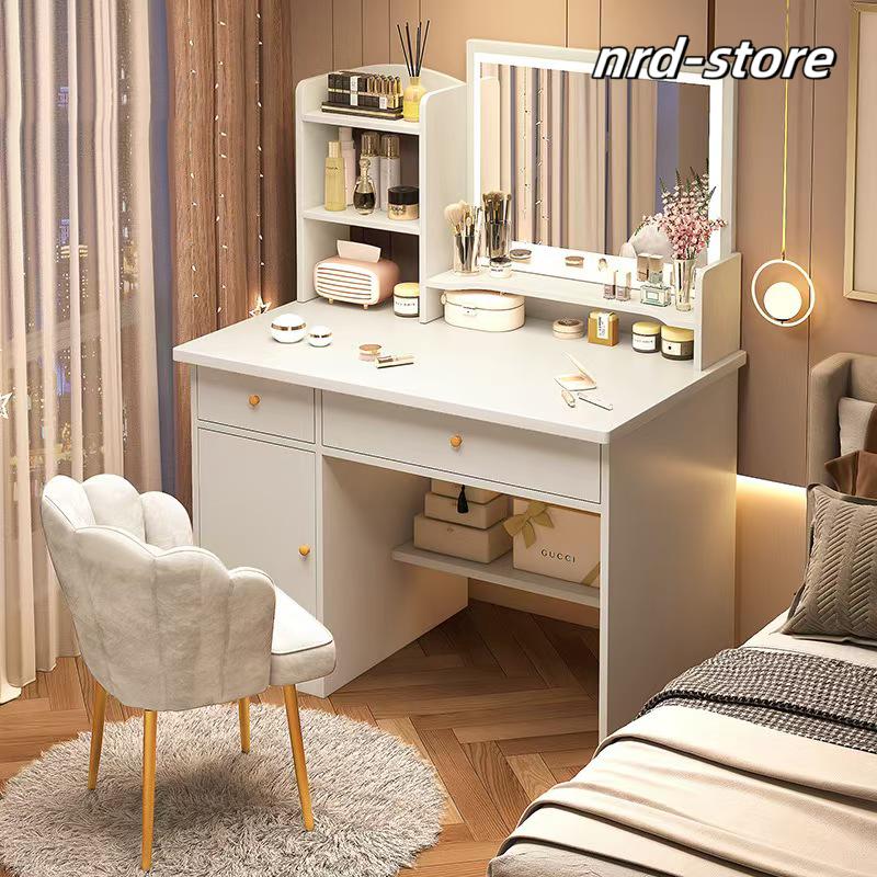 ドレッサー テーブル おしゃれ 安い 鏡台 ライト led後付け 椅子 スツール セット 収納 LED ライト デ..