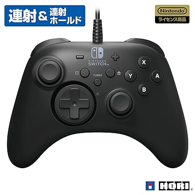 【Nintendo Switch対応】ホリパッド for Nintendo Switchブランドホリ色ブラックモデル商品説明【商品概要】連射/連射ホールド機能搭載。毎秒5回/12回/20回の速度調節が可能です。対応機種:NintendoSwitch専用十字ボタンの付け外しができ、十字ボタンと方向ボタンの両方で遊ぶことができます。取り外した十字ボタンは製品背面に収納することができます。Nintendo Switchに対応したコントローラーです。本製品はジャイロセンサー、モーションIRカメラ、加速度センサー、プレイヤーランプ、HD振動、お知らせランプ、NFC (近距離無線通信) の機能を搭載しておりません。質量:約245g(ケーブル含む)、約170g(ケーブル除く)十字ボタン、方向ボタンの両方の操作感を得られるNintendo Switch専用コントローラー!ケーブル長:約3m型番:NSW-001本品はワイヤレスコントローラーではありません。【商品説明】【商品詳細】ブランド：ホリ商品種別：ゲーム商品名：【Nintendo Switch対応】ホリパッド for Nintendo Switch製造元：ホリ商品番号：NSW-001発売日：2017年07月13日色：ブラック【当店からの連絡】