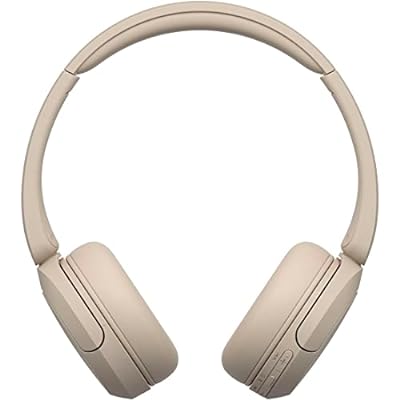 ソニー(SONY) ワイヤレスヘッドホン WH-CH520:Bluetooth対応/軽量設計 約147g/専用アプリ対応により好みの音質にカスタマイズできる「イコライザー」設定対応/ベージュ WH-CH520 C 小