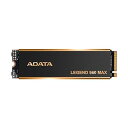 ADATA (アダタ) Legend 960 Max ヒートシンク付き 1TB PCIe Gen4x4 NVMe M.2 内蔵型ゲーミングSSD 最大7,400MB/秒 PS5対応 (ALEG-960M-1TCS)