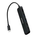 エレコム USB-C ハブ ドッキングステーション 5in1 PD対応 100W HDMI 4K30Hz 高速データ転送 5Gbps iPad/iPad Air/Macbook/Macbook Pro対応 ブラック DST-W01(2)