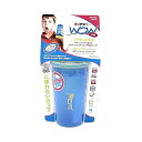 KJC フタをしたまま飲める Wow Cup(ワオカップ) クリアカラー ブルー