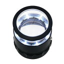 TEKCOPLUS 10X スケールルーペ 10倍 携帯用 LEDライト付き拡大鏡 25mm 最小目盛0.1mm 日本語説明書付き(2)