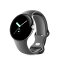 Google グーグル Pixel Watch 心拍計 Polished Silver ステンレス ケース / Charcoal アクティブ バン..