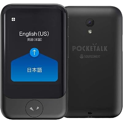 POCKETALK S （ ポケトーク ） ｜ 翻訳機 ｜ 通信2年付 ｜ ブラック ｜ PTSGK