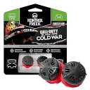 KontrolFreek Call of Duty: Black Ops Cold War Performance Thumbsticks for Xbox One, Xbox Series X Controller 2高層 凸 黒/赤