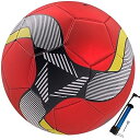 Senston サッカーボール 5号球 き-トレーニング試合サッカー大人と青少年サッカーポンプ付