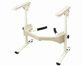 安寿 洋式トイレ用フレーム SUS-はねあげR-2 / 533-068 プラスチック製ひじ掛け