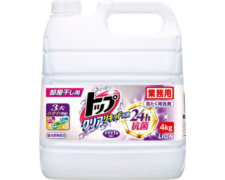 Rakuten - トップクリアリキッド抗菌 / 4kg　フレッシュフローラルの香り