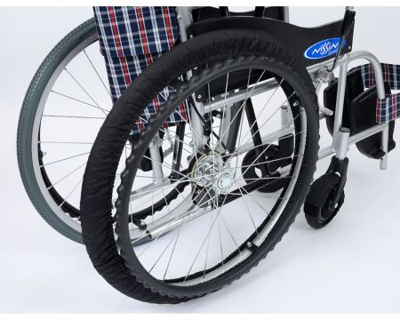 車いす専用タイヤRAKUカバー(前後1台分) ...の紹介画像2