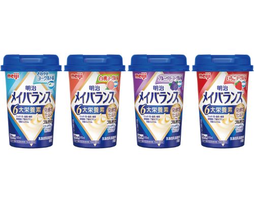 Rakuten - 明治　メイバランスMiniカップ　発酵乳仕込み　アソートBOX / 2424047　24本入（4種×6本）