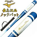 【あす楽対応】【1本入れバットケース付き】ブルー×ホワイト ミズノプロ 野球 木製 ノックバット オリジナルデザイン 91cm 平均550g ラッピング不可 B...