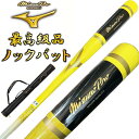 【あす楽対応】【1本入れバットケース付き】イエロー ミズノプロ 野球 木製 ノックバット オリジナルデザイン 91cm 平均550g ラッピング不可 BC1-MBAT12【プレゼントラッピング不可】