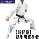 【あす楽対応】超軽量!! 空手着上下セット 上衣・ズボンセット 1年保証 ライナースポーツオリジナル LSALI033