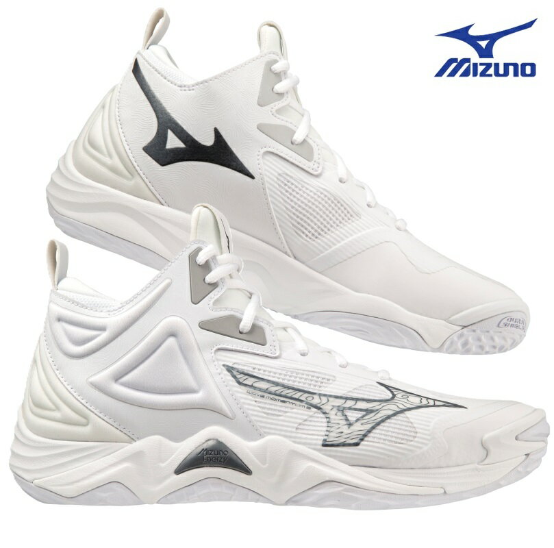 19%OFF ミズノ バレーボール バレーボールシューズ ウエーブモーメンタム 3 MID ミッド シューズ MIZUNO ENERZY搭載 2.5E相当 V1GA231751