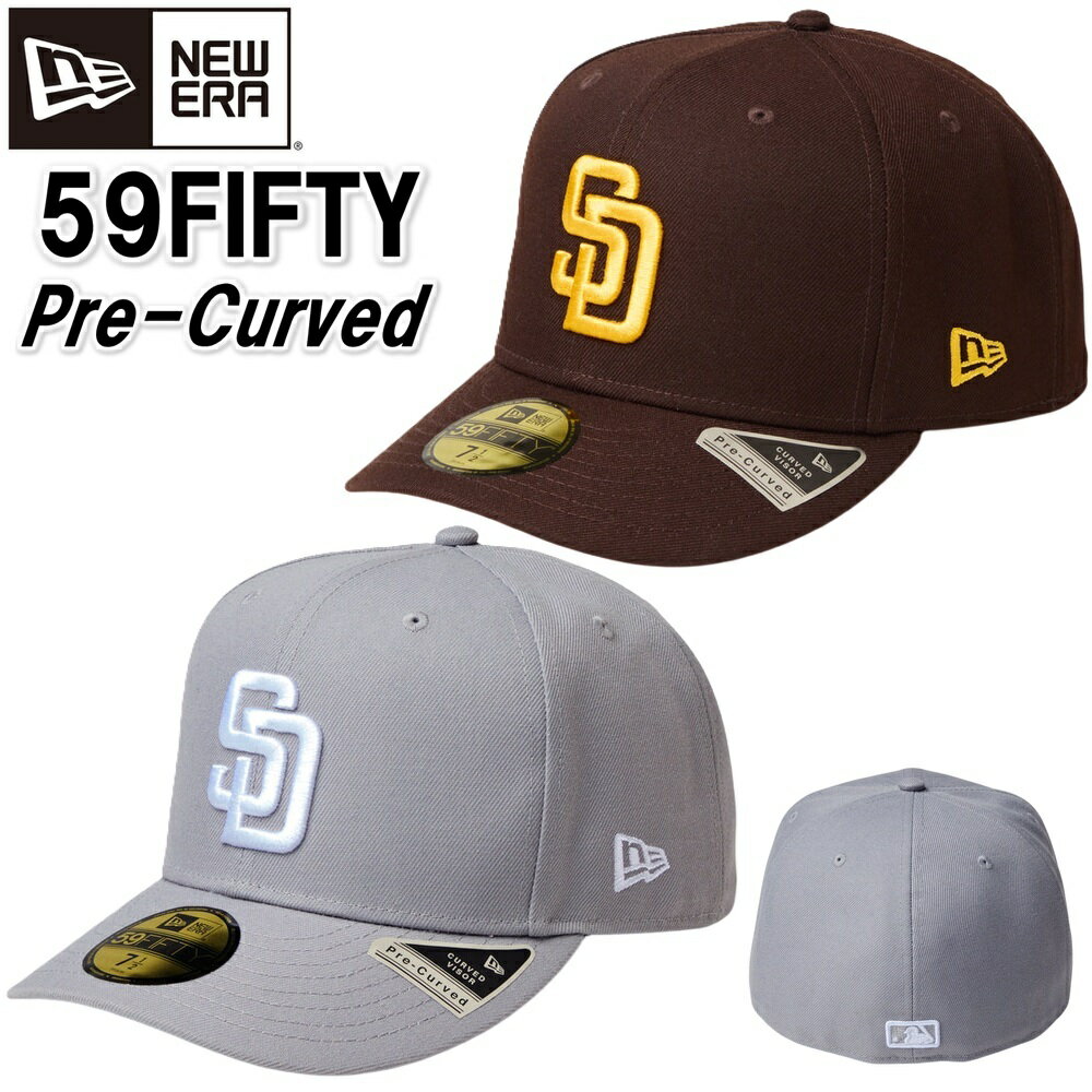 2026年新モデル ニューエラ NewEra ベースボールキャップ キャップ 帽子 サンディエゴ・パドレス SD MLB PC Pre-Curved 59FIF...