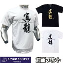 【即発送】送料無料 武道(空手・柔道) Tシャツ 『真髄』 前面プリント ライナースポーツオリジナル sinzui 130 140 150 S M L LL 3L