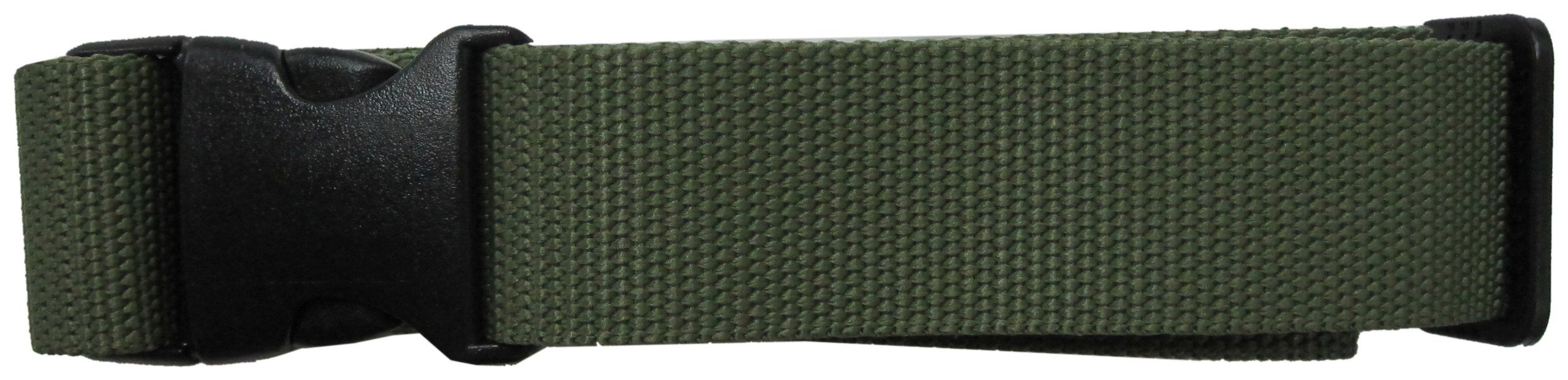・長さ:1150mm ・幅:38mm ・材質:ベルト/ポリプロピレン、バックル/ポリアセタール ・質量:90g