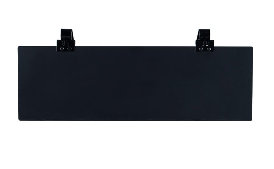 ・素材:アクリル ・カラー:ブラックスモーク ・寸法(D×W×H):3×590×190mm ・紫外線透過率:UV400 ・可視光線透過率(VLT):6.2%