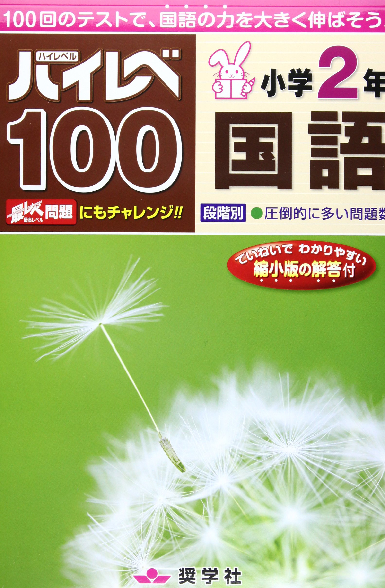 小学2年国語ドリル ハイレベ100 読解力 語彙力 漢字 文法 学習教材 基礎から応用まで ステップアップ式 家庭学習 自宅学習 復習 予習 算数とセットで使える 練習問題集 1冊