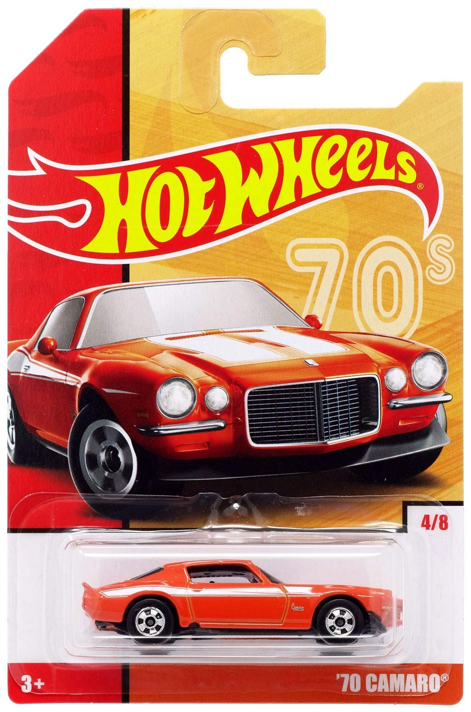 Hot Wheels スローバックシリーズ 70s #4/8 '70 カマロ オレンジ