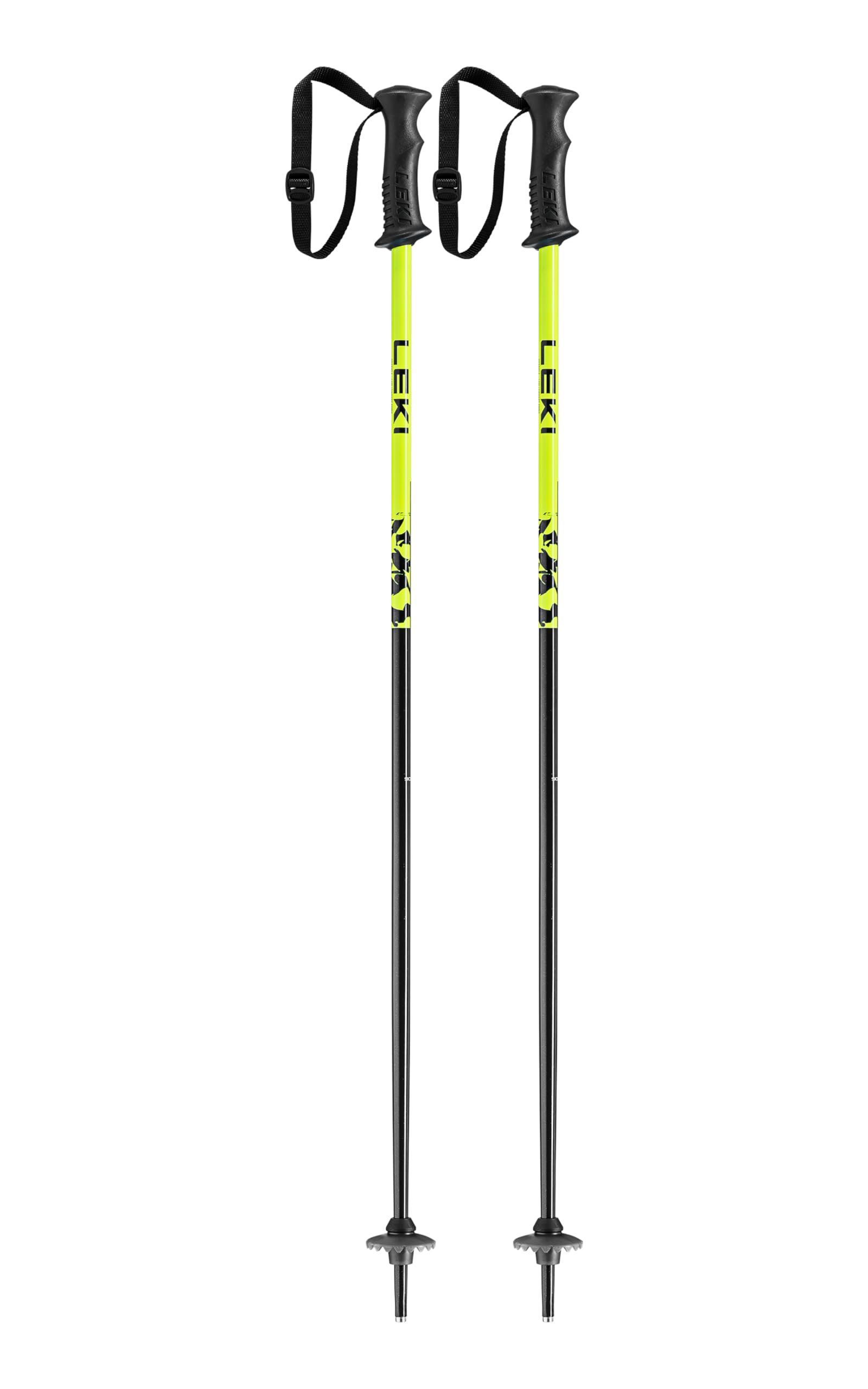 ・カラー:ブラック×イエロー(ブラック/ネオンイエロー) ・素材:アルミ合金(TS4.5) ・シャフト径:14mm ・機能グリップ:キッズグリップ ・対応ギア:スキーポール ・伸縮:無 ・生産国:チェコ ・年式:2023年モデル