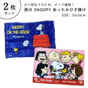 ひざ掛け毛布 2枚組でさらにお得 わけあり 西川スヌーピー ふんわりひざ掛け ピンク SP-163HZ ブルー SP-595HZ 100×70cm