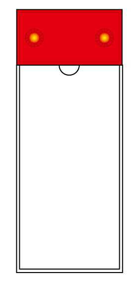 Rakuten - 805-08修理・点検標識LED点滅差替ポケット【代引き不可】