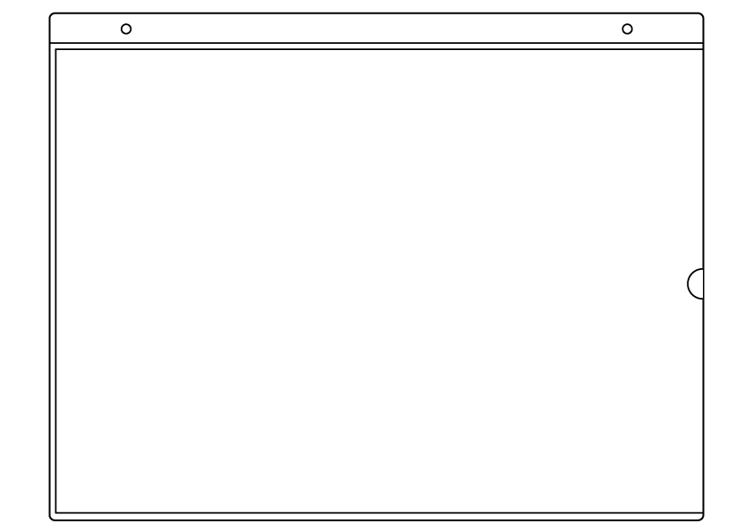Rakuten - 807-36吊り下げ式ポケット標識　A3【代引き不可】