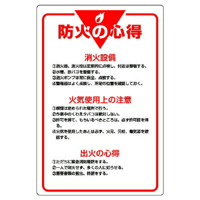Rakuten - 808-40管理表示板　防火の心得【代引き不可】