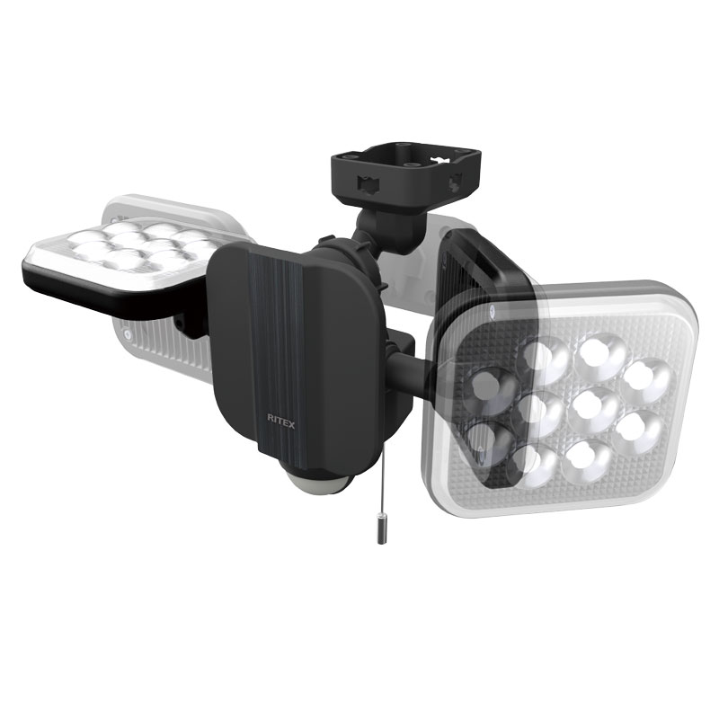 Rakuten - 824-88LEDセンサーライトAC100　2灯【代引き不可】