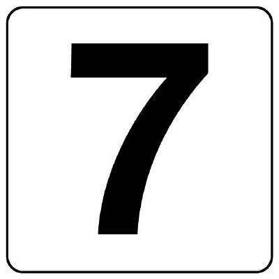 845-67番号札ステッカー　7　（大）　5枚入【代引き不可】