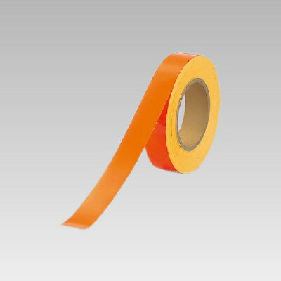 Rakuten - 863-18蛍光ユニテープ　オレンジ　30巾×20m【代引き不可】