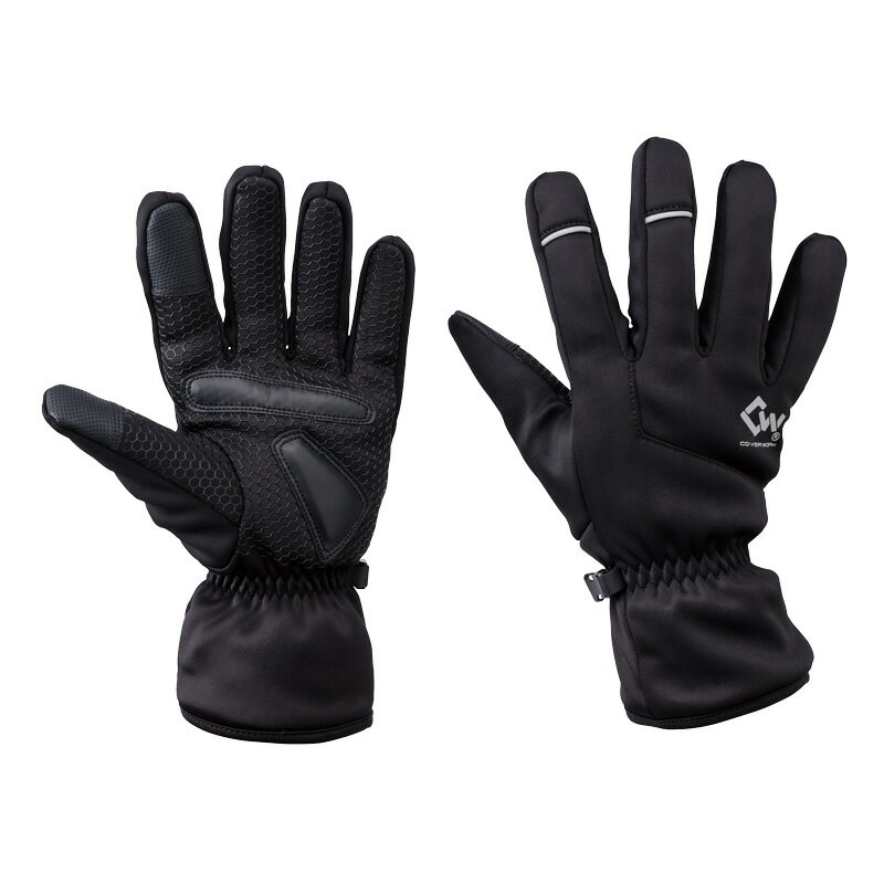 WT-8061BK-L ソフト防水防寒グローブ　ブラックL