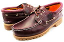 お得な割引クーポン発行中!!TIMBERLAND 3EYE CLASSIC LUG Burgandy /bur 50009 バーガンディ クラシック ラグ オイルレザー メンズ モカシン オーセンティクス スリーアイ オイルレザー