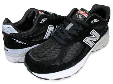 お得な割引クーポン発行中!!【送料無料 ニューバランス スニーカー M990 V3】NEW BALANCE M990BK3 MADE IN U.S.A【スニーカー ランニングシューズ ブラック NB】