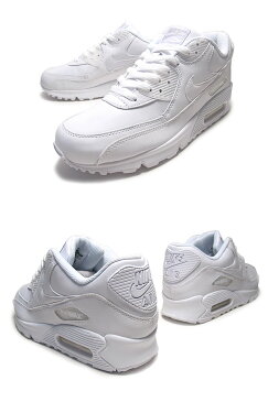 お得な割引クーポン発行中!!【送料無料 ナイキ エアマックス 90】NIKE AIR MAX 90 LEATHER white/white オールホワイト レザー 302519-113 ランニングシューズ スニーカー エア マックス MAX 90