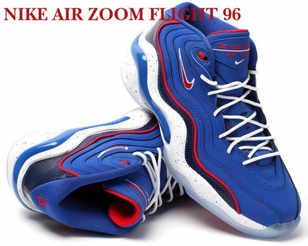 お得な割引クーポン発行中!!【あす楽 対応!!】ナイキ スニーカー NIKE AIR ZOOM FLIGHT 96 g.royal/u.red-wht