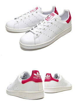 お得な割引クーポン発行中!!【アディダス スタンスミス レディース】adidas STAN SMITH J ftwwht/ftwwht/bopink ホワイト ピンク スニーカー STANSMITH ガールズ