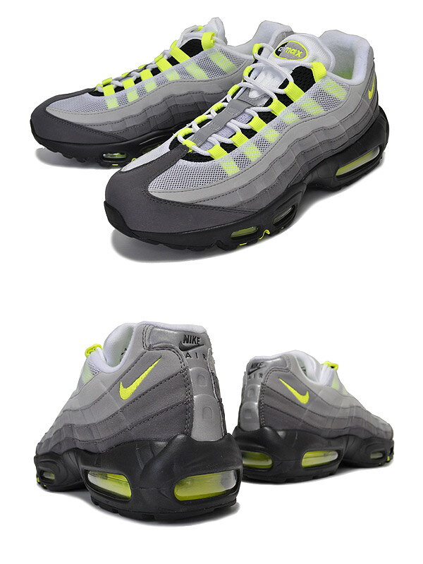 お得な割引クーポン発行中!!【あす楽 対応!!】【送料無料 ナイキ エアマックス 95】NIKE AIR MAX 95 OG blk/volt-m.ash-d.pewter 554970-071 スニーカー メンズ エアマックス 95 イエローグラデ　ネオン ボルト 1995