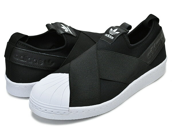 最大2,000円OFFクーポン発行中!★お求めやすく価格改定★あす楽対応adidas SUPERSTAR SLIP ON W cblack/cblack-ftwhtSUPERSTAR SLIP ON