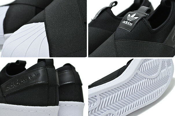 最大2,000円OFFクーポン発行中!★お求めやすく価格改定★あす楽対応adidas SUPERSTAR SLIP ON W cblack/cblack-ftwhtSUPERSTAR SLIP ON