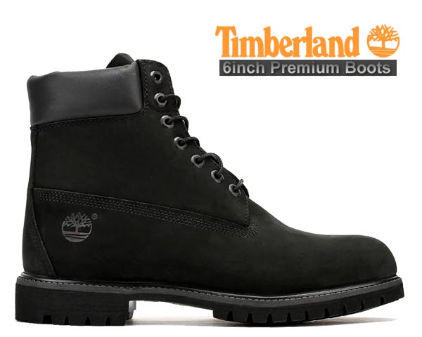 お得な割引クーポン発行中!!【あす楽 対応!!】【送料無料 ティンバーランド 6インチブーツ 】TIMBERLAND 6INCH PREMIUM BOOTS black/blk 10073 メンズ ブーツ ブラック ヌバック ワーク