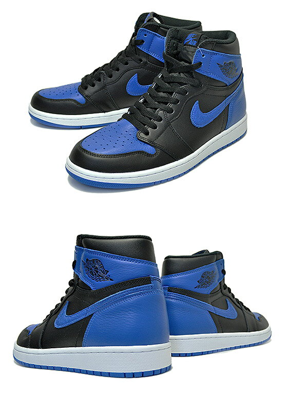 お得な割引クーポン発行中!!NIKE AIR JORDAN 1 RETRO HIGH OG "ROYAL" blk/royal 555088-007 スニーカー AJ1 ロイヤル