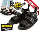 ȊN[|s!!yy Ή!!zy hN^[}[` OtH Xgbv T_zDr.Martens GRYPHON STRAP SANDAL black 15695001 OfBG[^[ T_ Xgbv